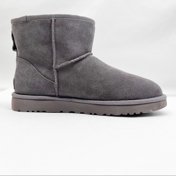UGG Classic Mini Side Logo Ankle Suede Boots 1122558- Color Shade - Picture 6 of 13